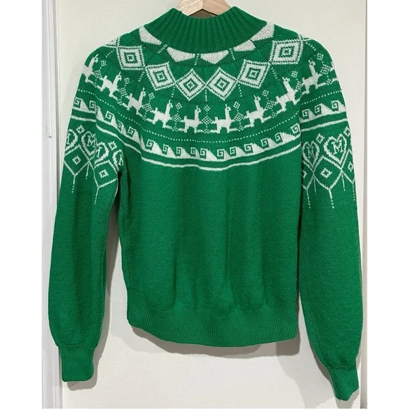 Maje Mascot Fair Isle Jacquard Sweater - Picture 5 of 10